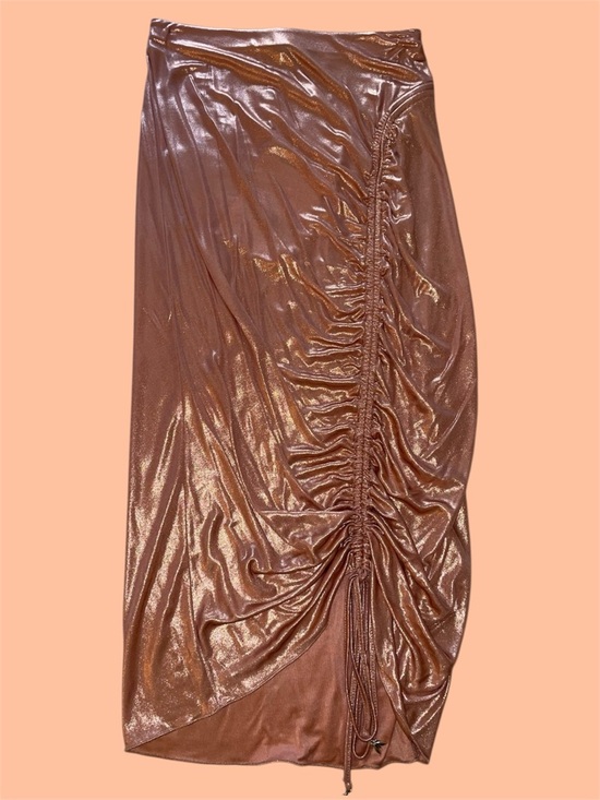 Patrizia Pepe Dresses & Skirts - Patrizia Pepe Metallic Rose Gold Skirt